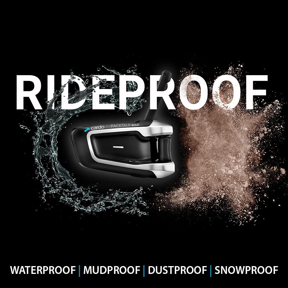Motorcycle Bluetooth Communication System Headset - Black, Single Pack L15870