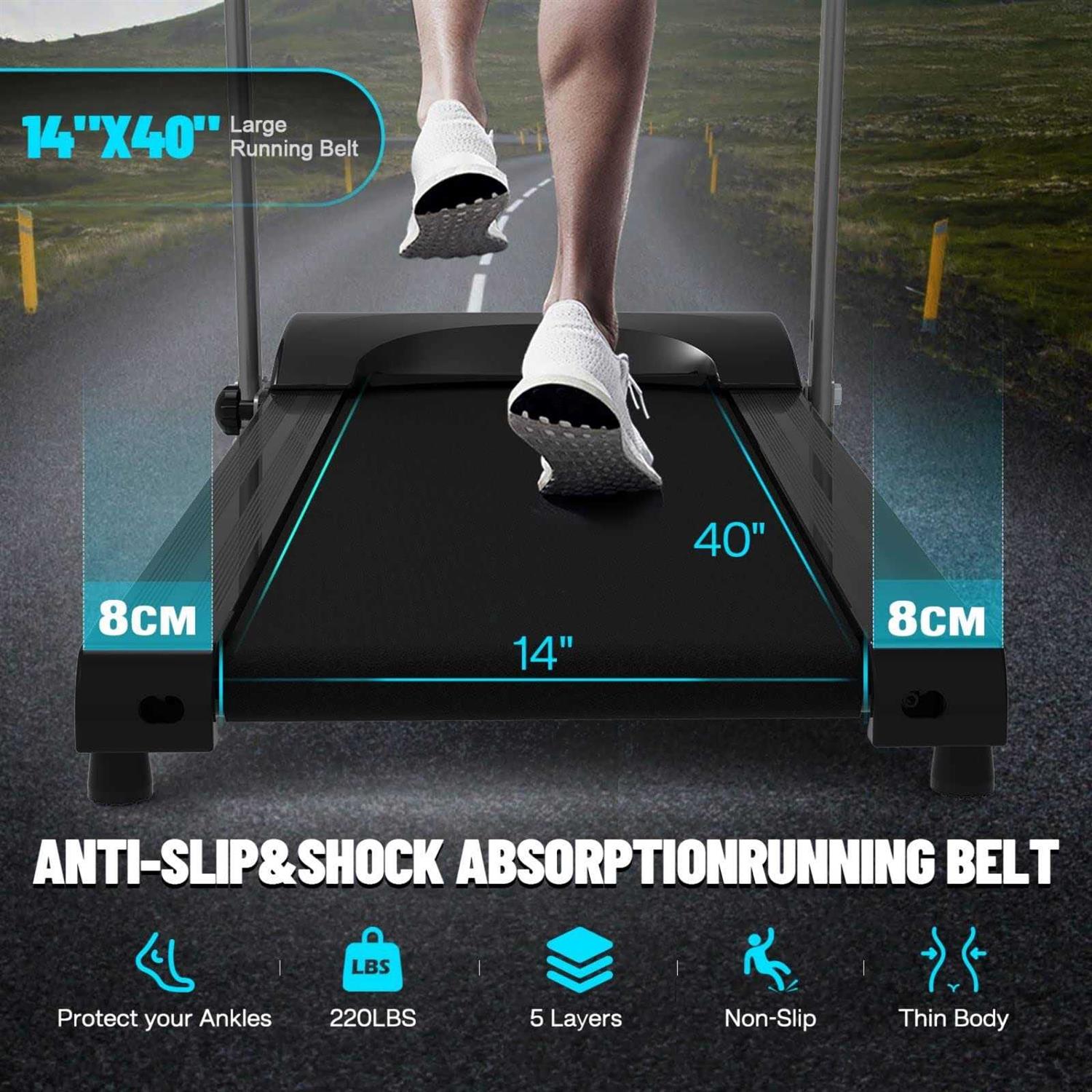 Foldable Treadmill with Incline for Home Workout I860