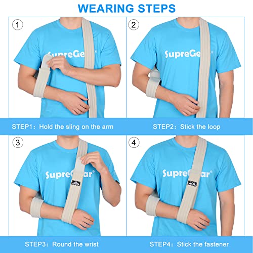 Adjustable Arm Sling Shoulder Brace Immobilizer for Injury Support V910380