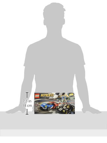 2016 GT & 1966 Ford GT40 Building Kit (366 Piece) J77728