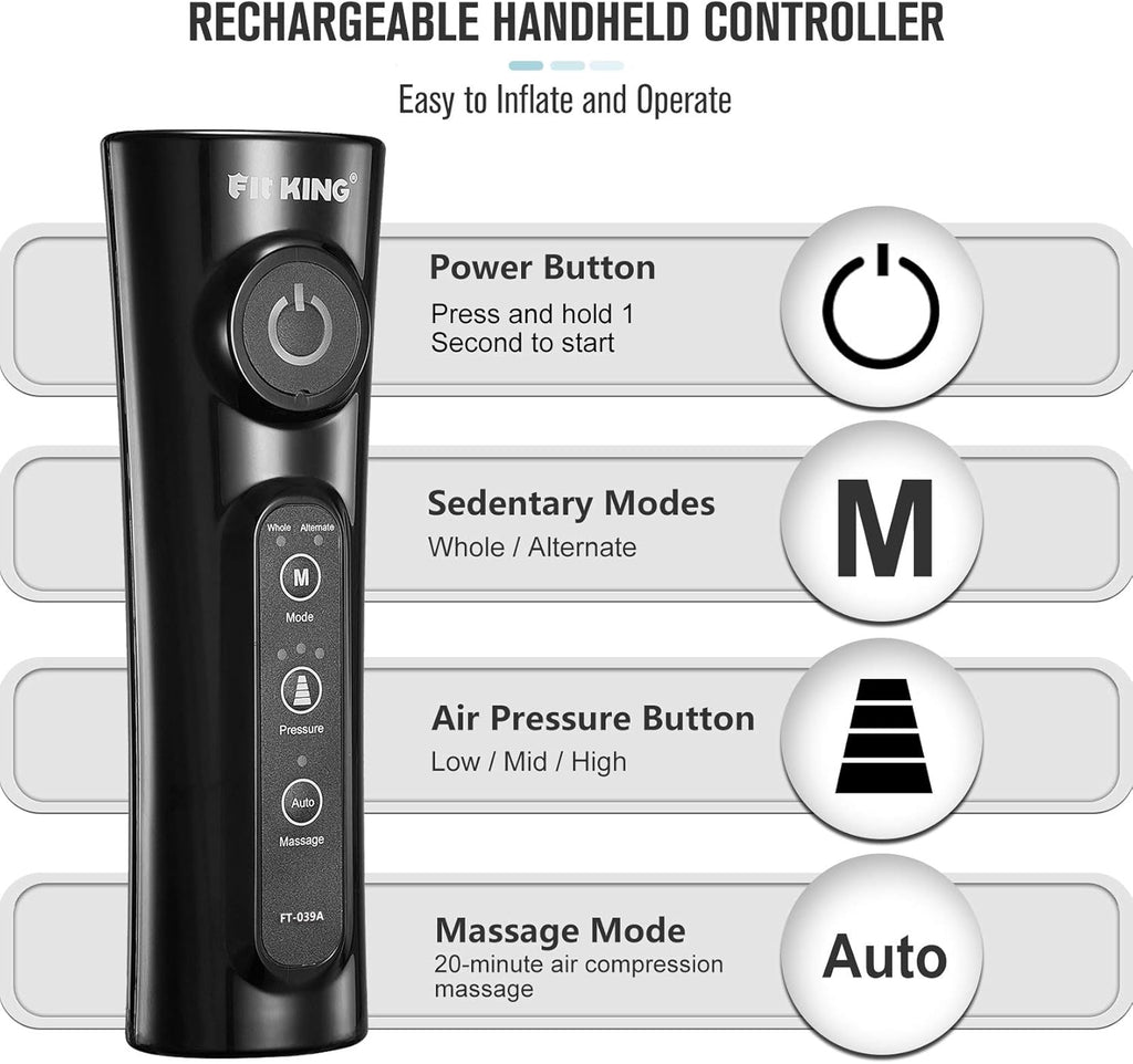 Rechargeable Electric Inflatable Air Seat Cushion with Massage Mode G40934