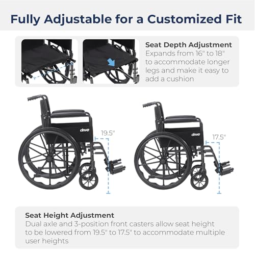 Lightweight Wheelchair with Flip Back Removable Arms and Swing Away Footrests L427536