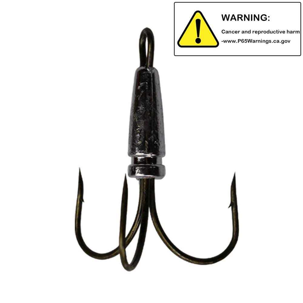 Snagging Hooks Weighted Treble Hooks 2-Pack, 5 Sizes L79776