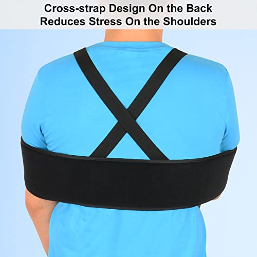 Adjustable Arm Sling Shoulder Immobilizer for Men and Women J535