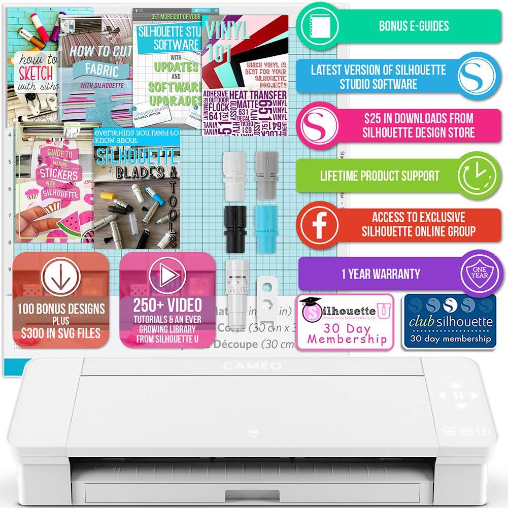 Sublimation Printer & Cameo 4 Bundle J125