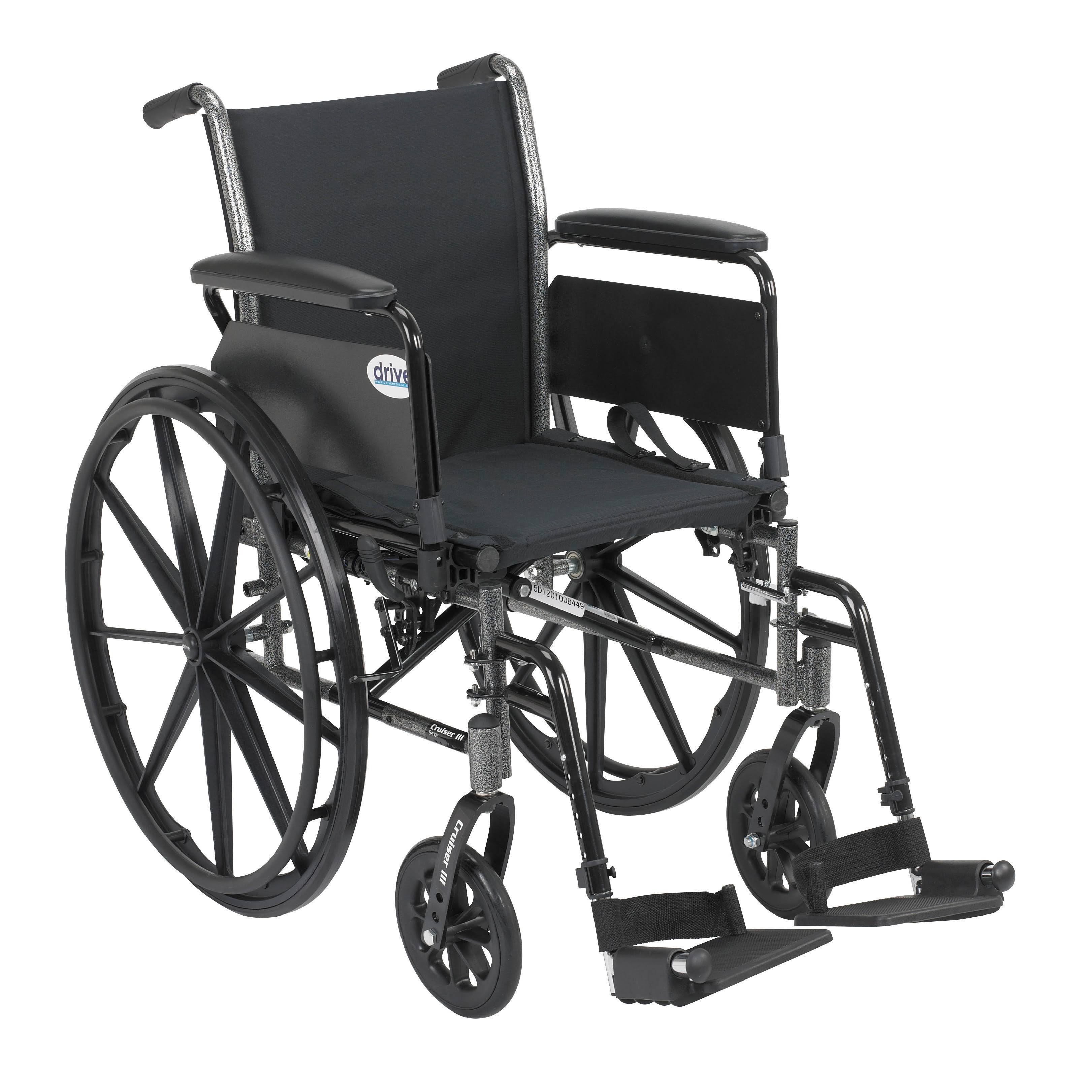 Lightweight Wheelchair with Flip Back Removable Arms L7744