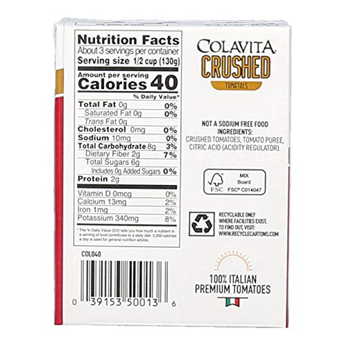 Crushed Tomatoes, 13.76 Ounce (Pack of 16) O7334