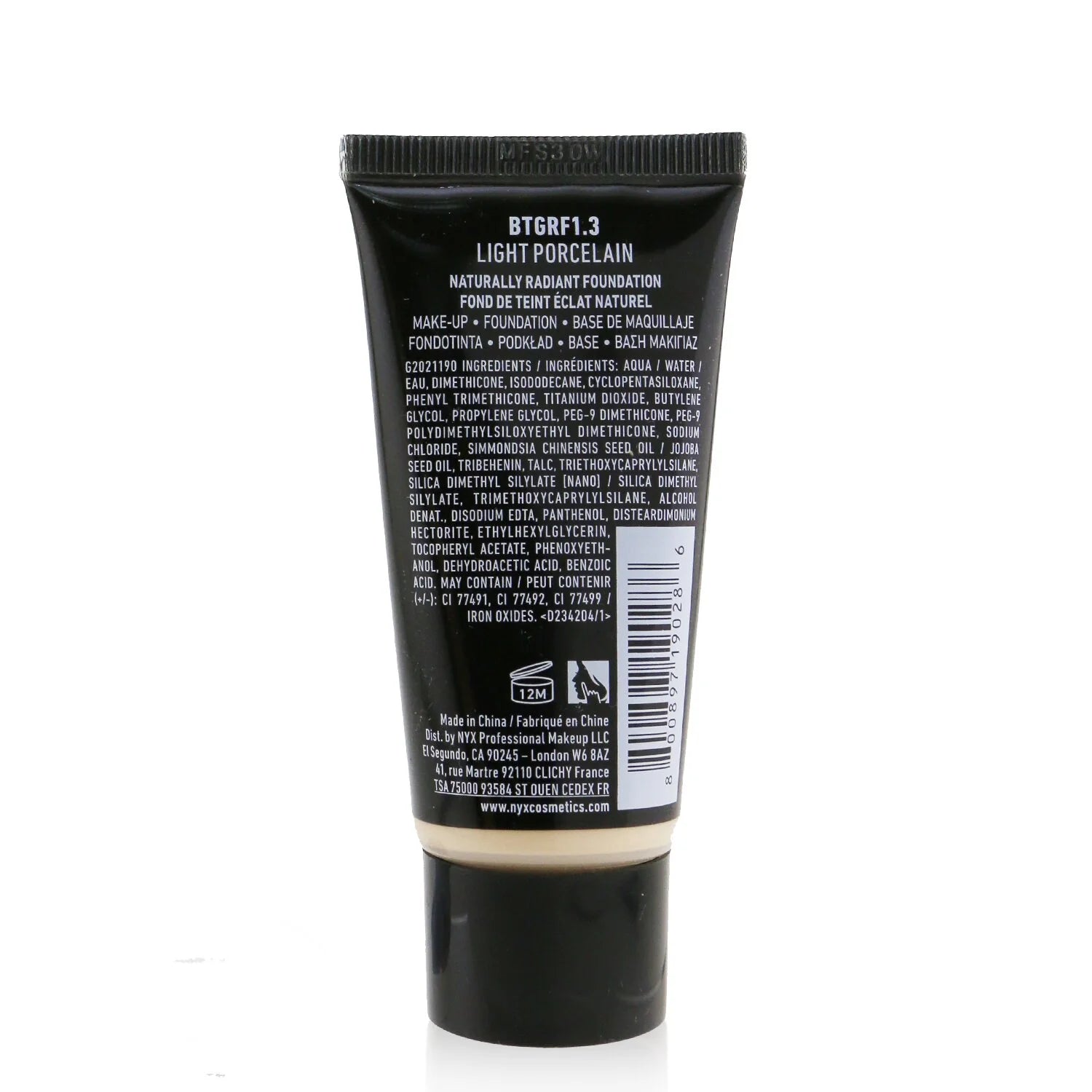 Naturally Radiant Foundation - Light 30ml J765