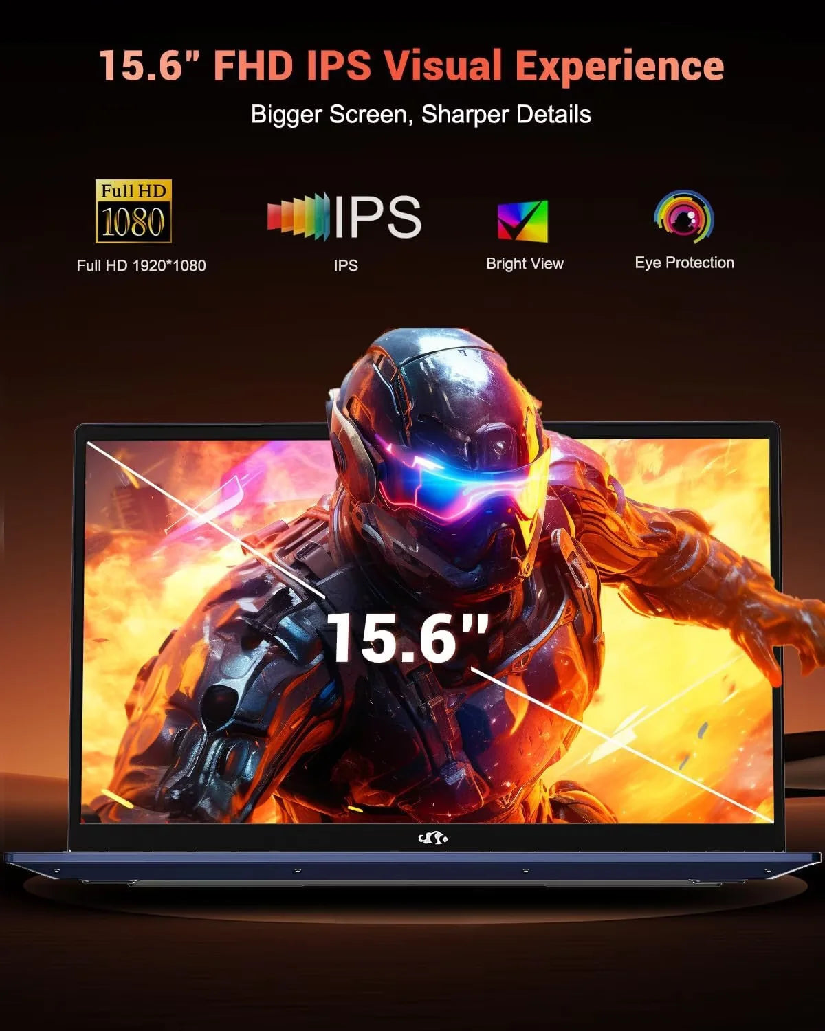 15.6" Gaming Laptop, FHD IPS, 32GB DDR5 RAM, 2TB SSD B366