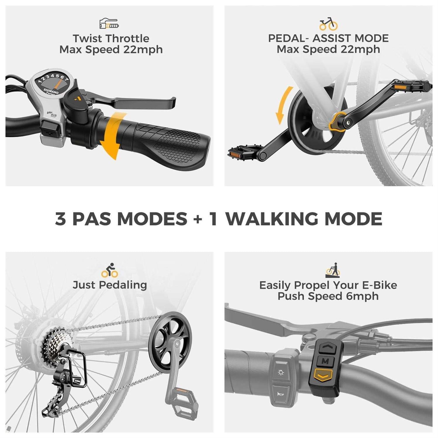 Electric Bike for Adults with 500W Motor E354