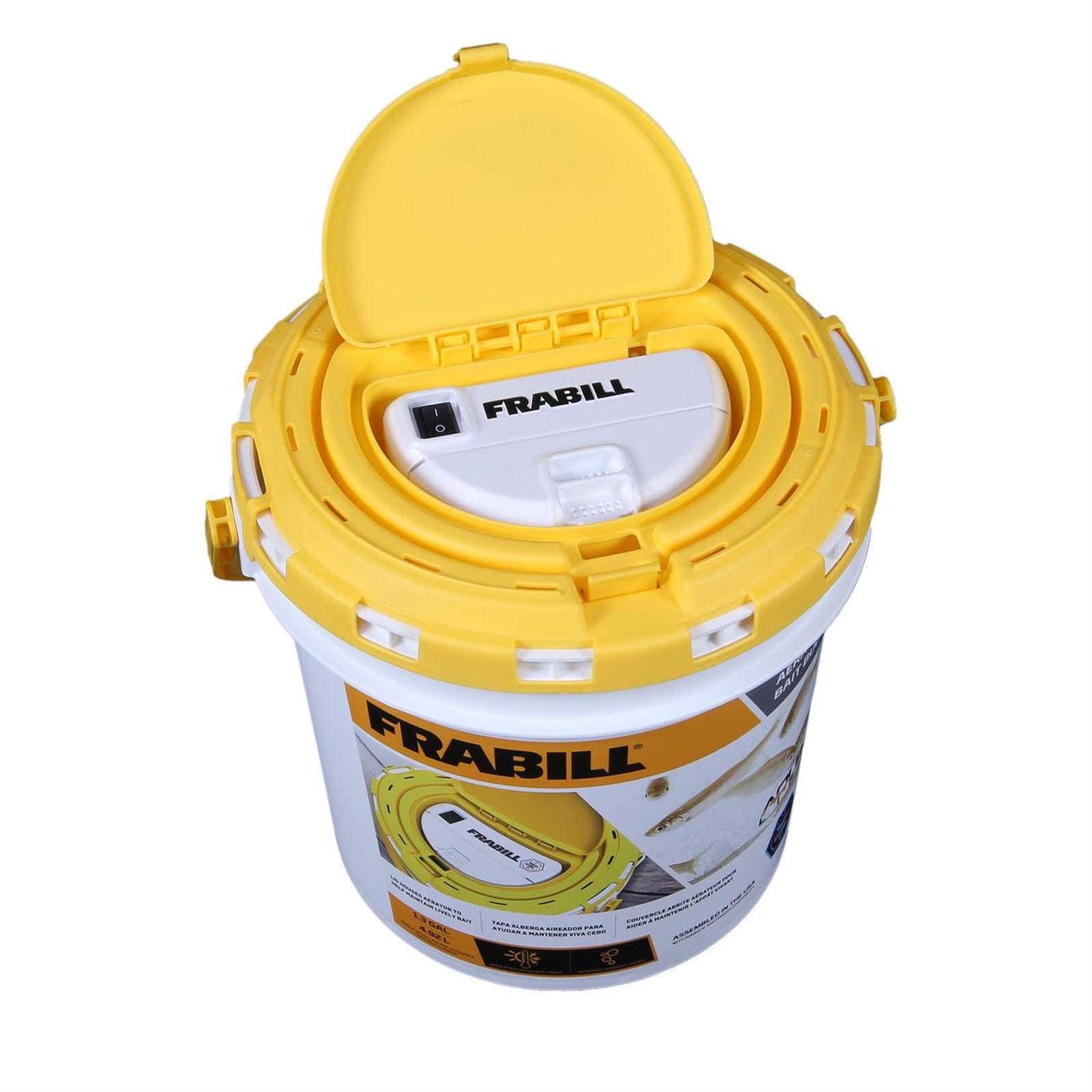 Dual Fish Bait Bucket with Aerator J40477