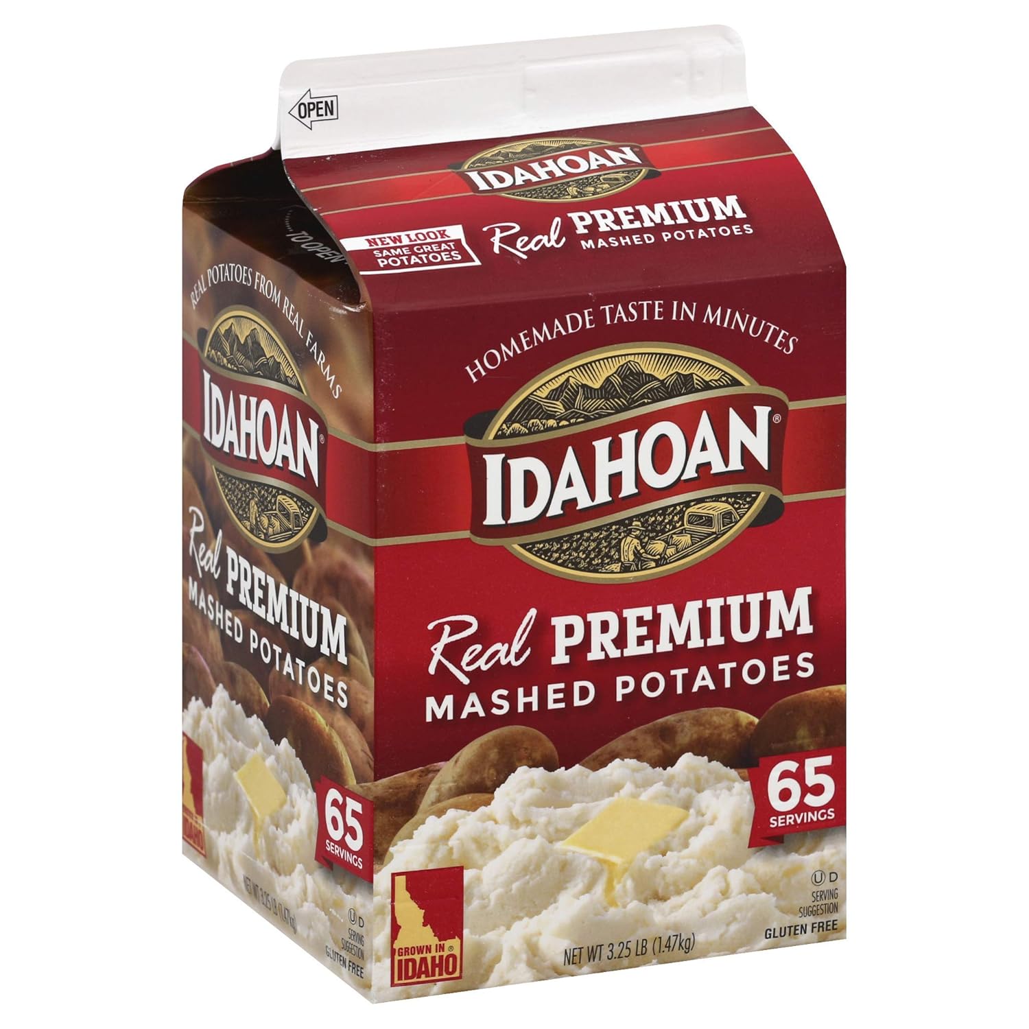 Mashed Potatoes, Gluten-Free, 3.25lb Carton R4324