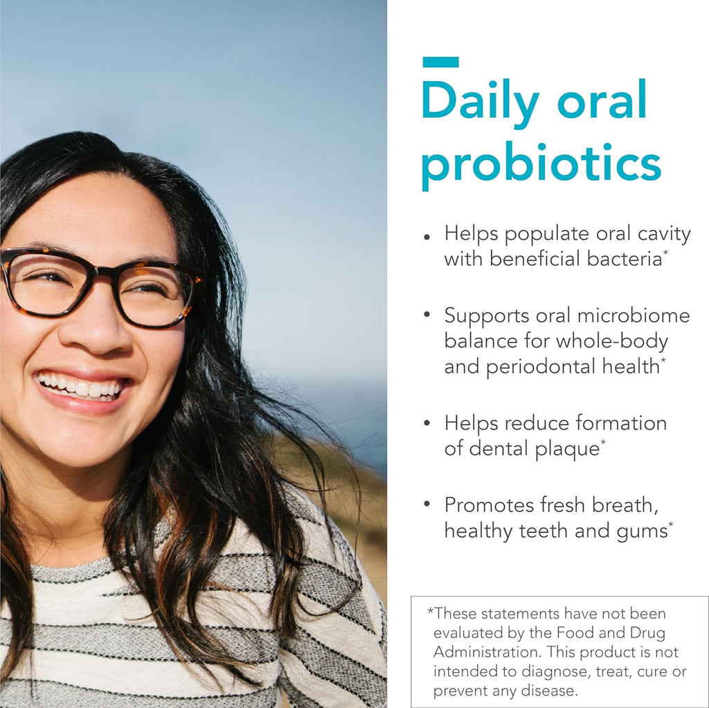 Oral Probiotic for Oral Microbiome & Teeth Care, Mint Tablets A705