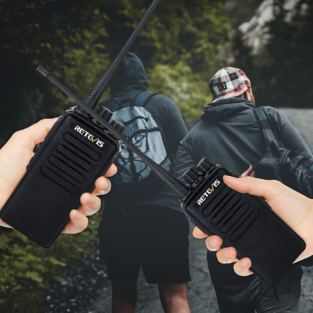 Heavy Duty Long Range Walkie Talkies 4 Pack with Rechargeable Battery B423