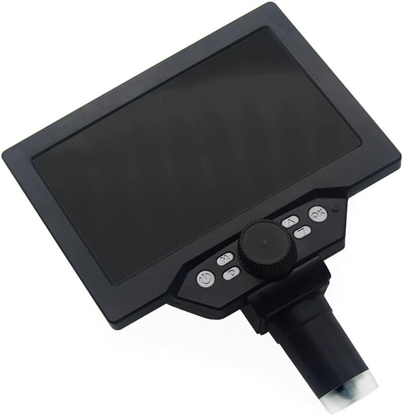 7 Inch Digital Microscope 1200X with Aluminum Alloy Stand and Fill Lights T90184