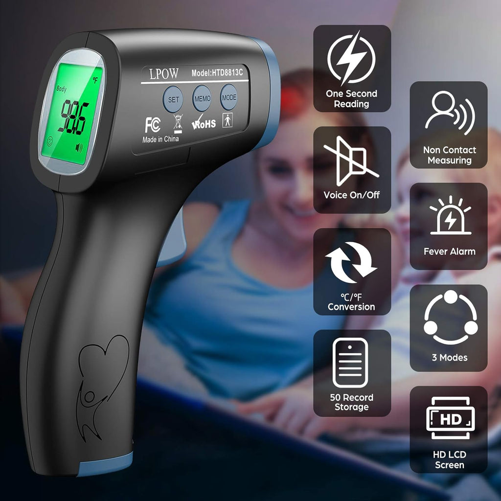Touchless Infrared Thermometer for Adults, Kids, and Home Use U164704