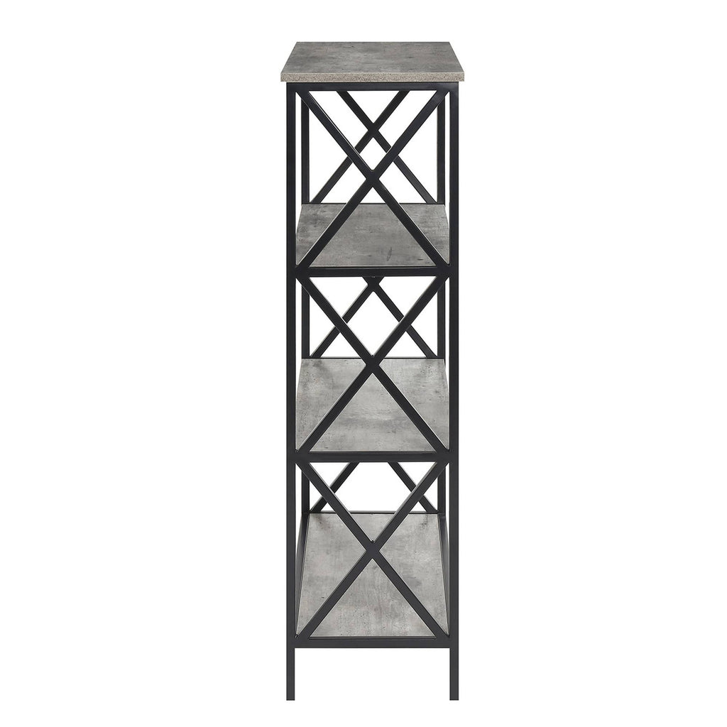 4 Tier Bookcase Faux Birch P731