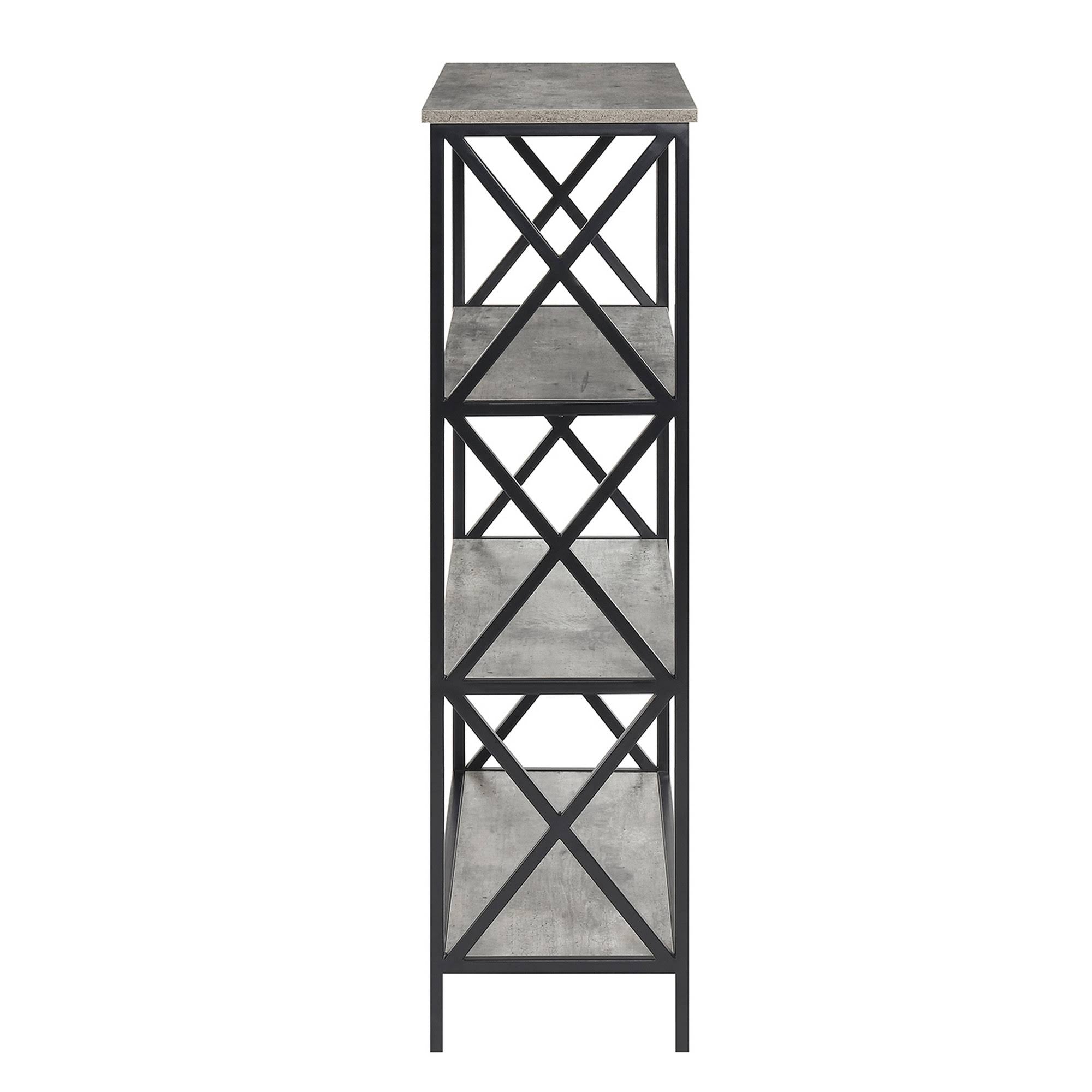 4 Tier Bookcase Faux Birch P731