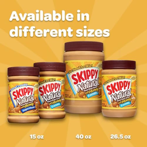 Natural Super Chunk Peanut Butter Spread, 15 oz, 2-Pack Y1915
