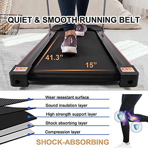 Folding Treadmill for Home, 265lbs Electric Running Machine T475305