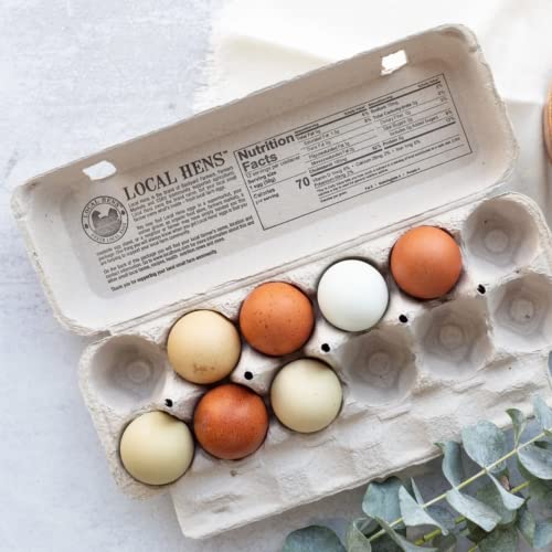 12-Egg Flat Top Paper Pulp Egg Carton - 50 Pack L75788
