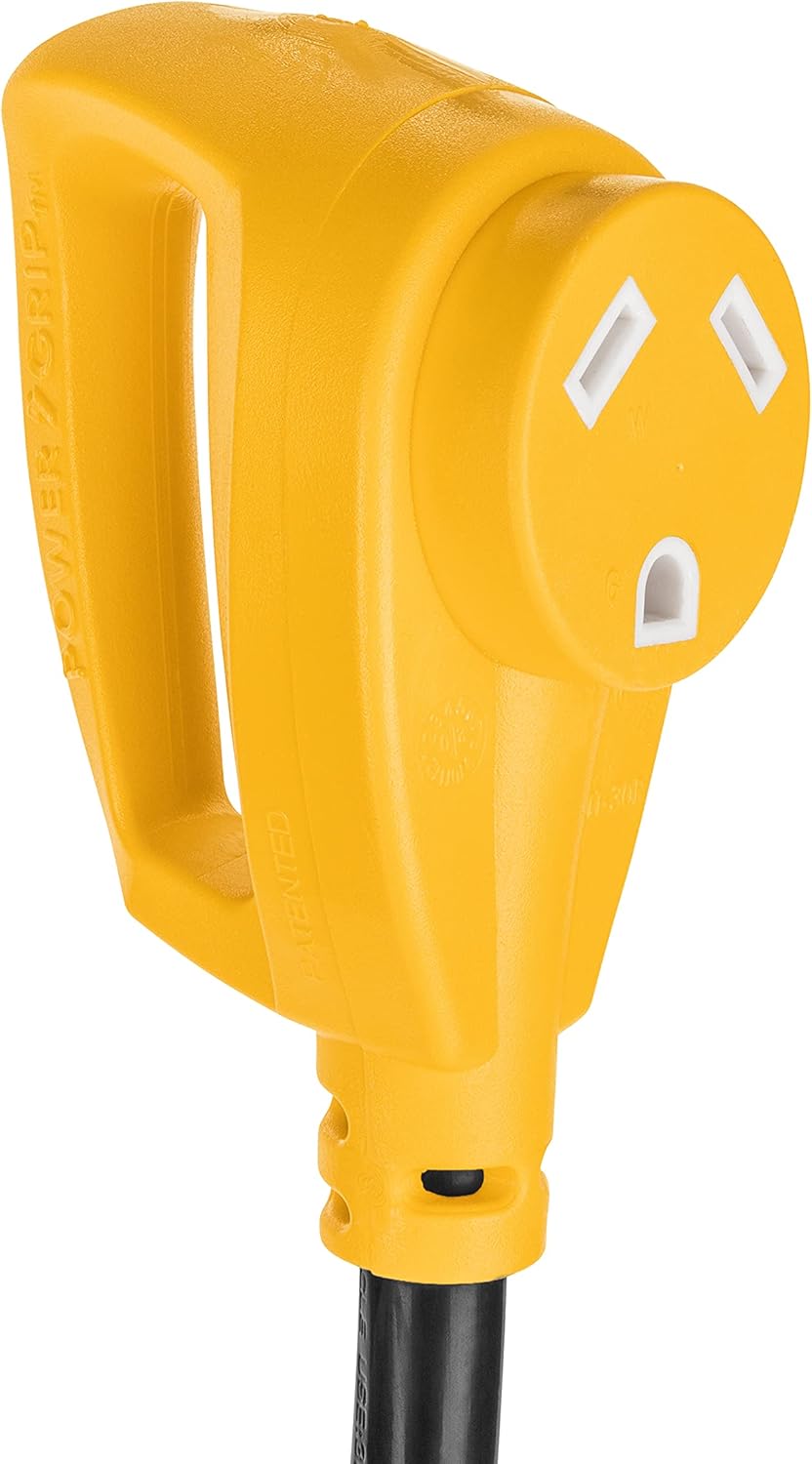 50ft Heavy-Duty 30-Amp RV Extension Cord for Outdoor Use U796153