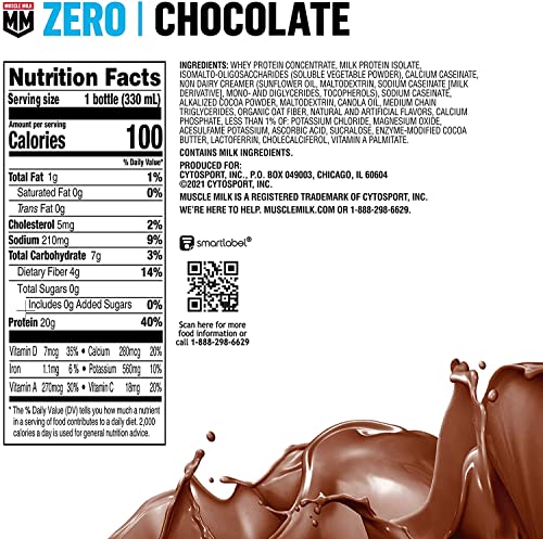 Protein Shake Vanilla Creme 11.16 Fl Oz & Protein Shake Knockout Chocolate R36527