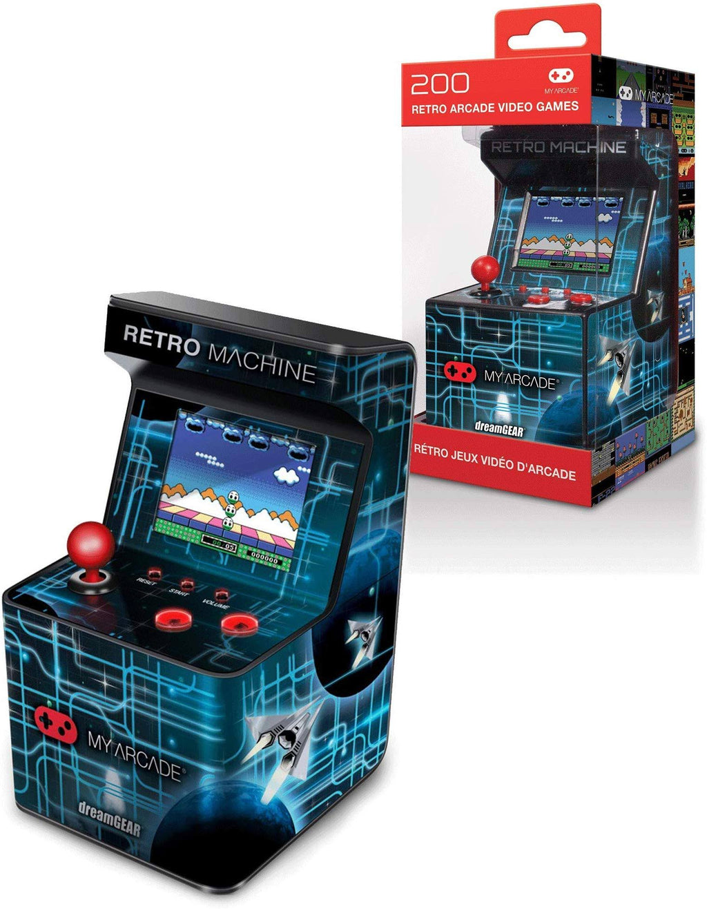 My Arcade Retro Gaming System with 200 Games