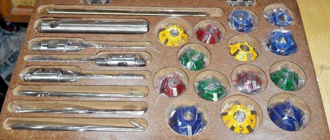 Valve Seat Cutter 15 pcs Set for Car & Bike N64602