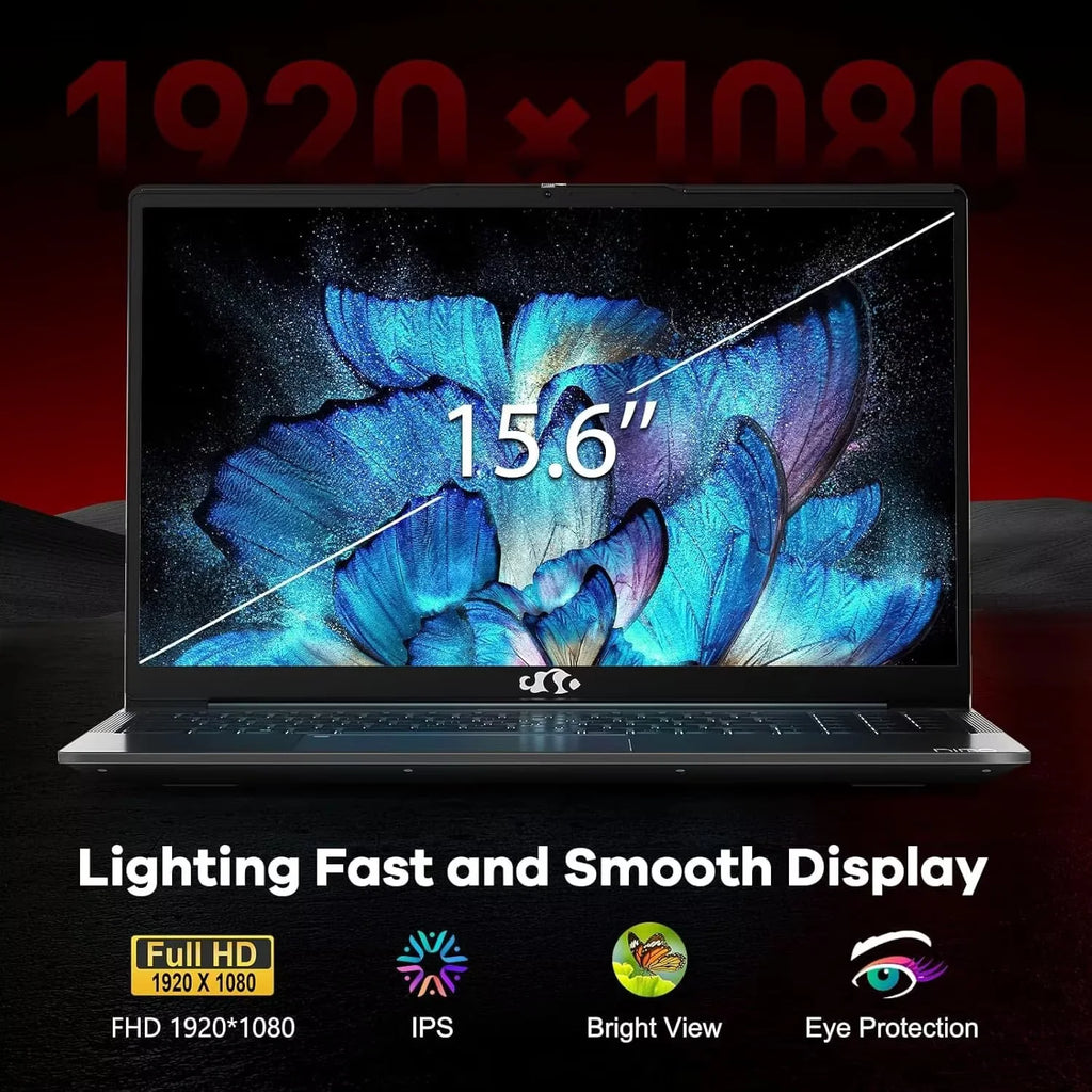 15.6" FHD Gaming Laptop, AMD Ryzen 5, 32GB DDR5, 2TB SSD R74580
