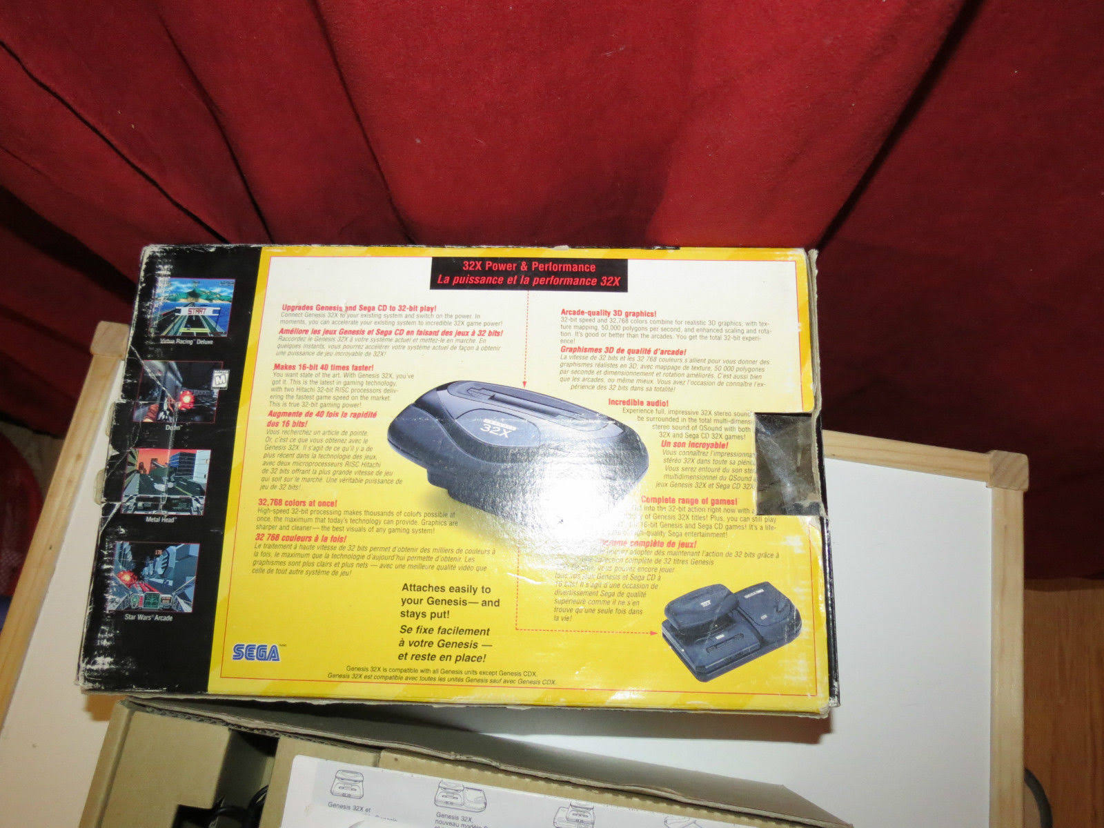 32X System Console with Power Supply and Link Cable R91443