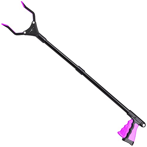 Reacher Tool, 32" Steel Foldable Pick Up Stick with Magnetic Tip I18487