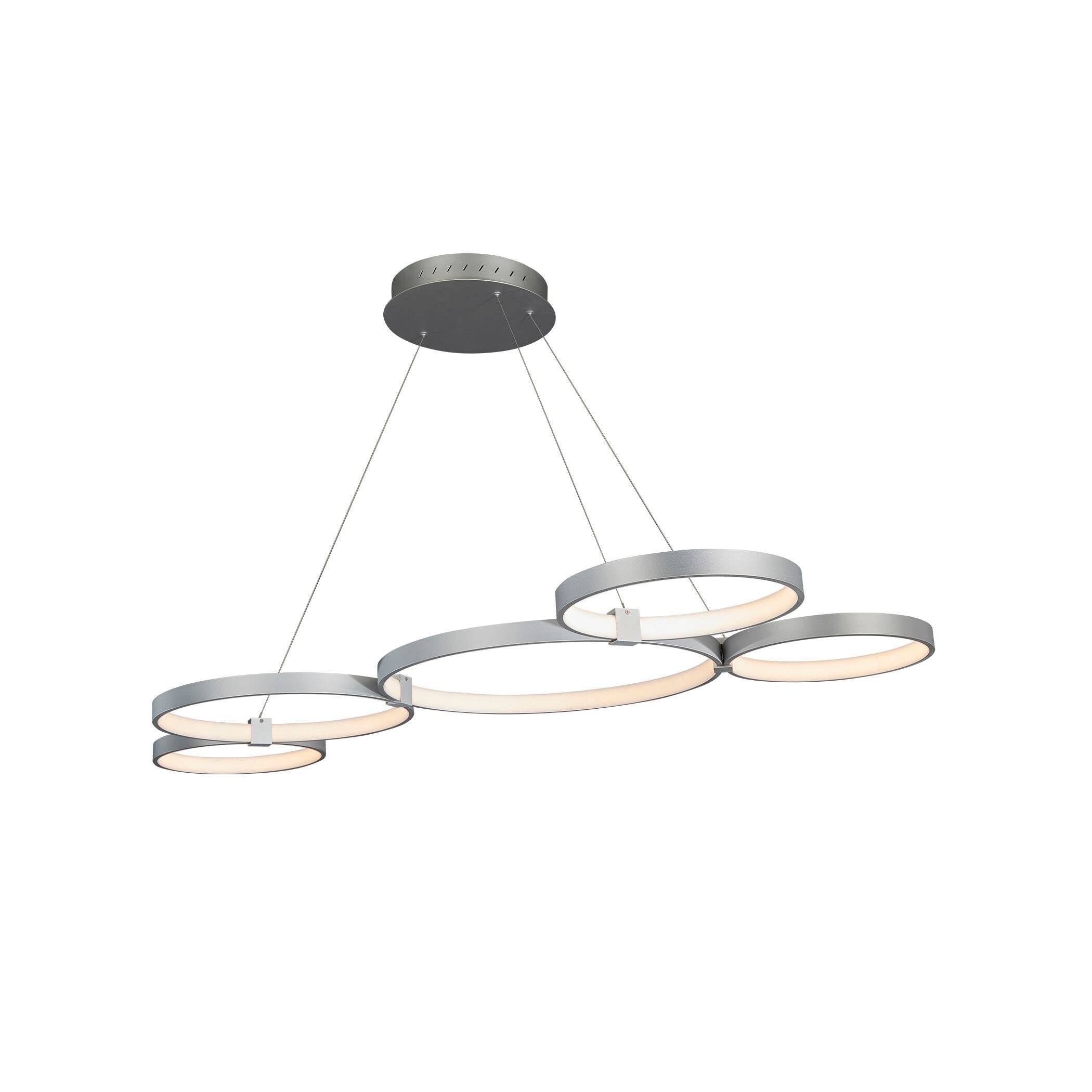 Modern Adjustable Multi-Ring LED Chandelier V7382