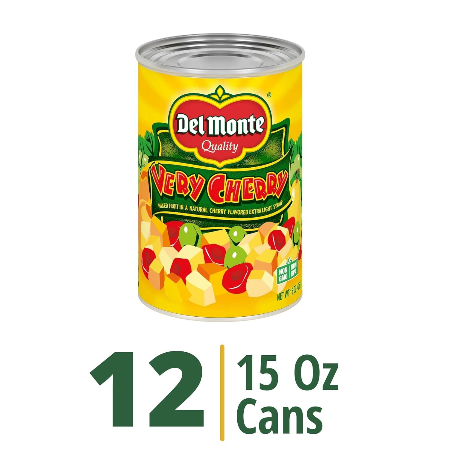 Mixed Fruit in Extra Light Syrup, Canned Fruit, 12 Pack N9328