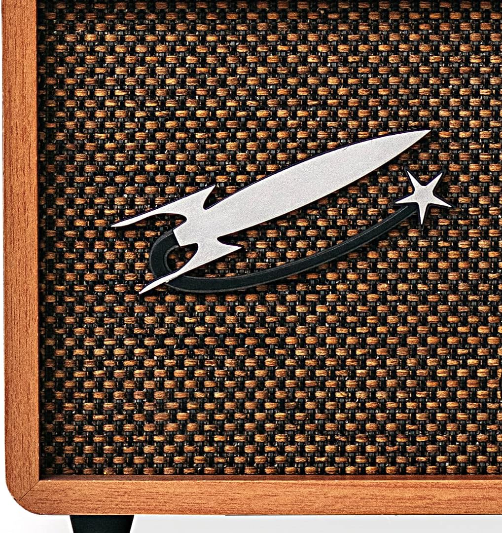 Retro Radio AM FM with Bluetooth, Vintage Wood V908