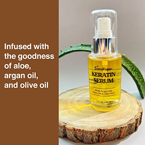 Hair Serum with Argan Oil, Anti-Frizz Leave-In Conditioner B806