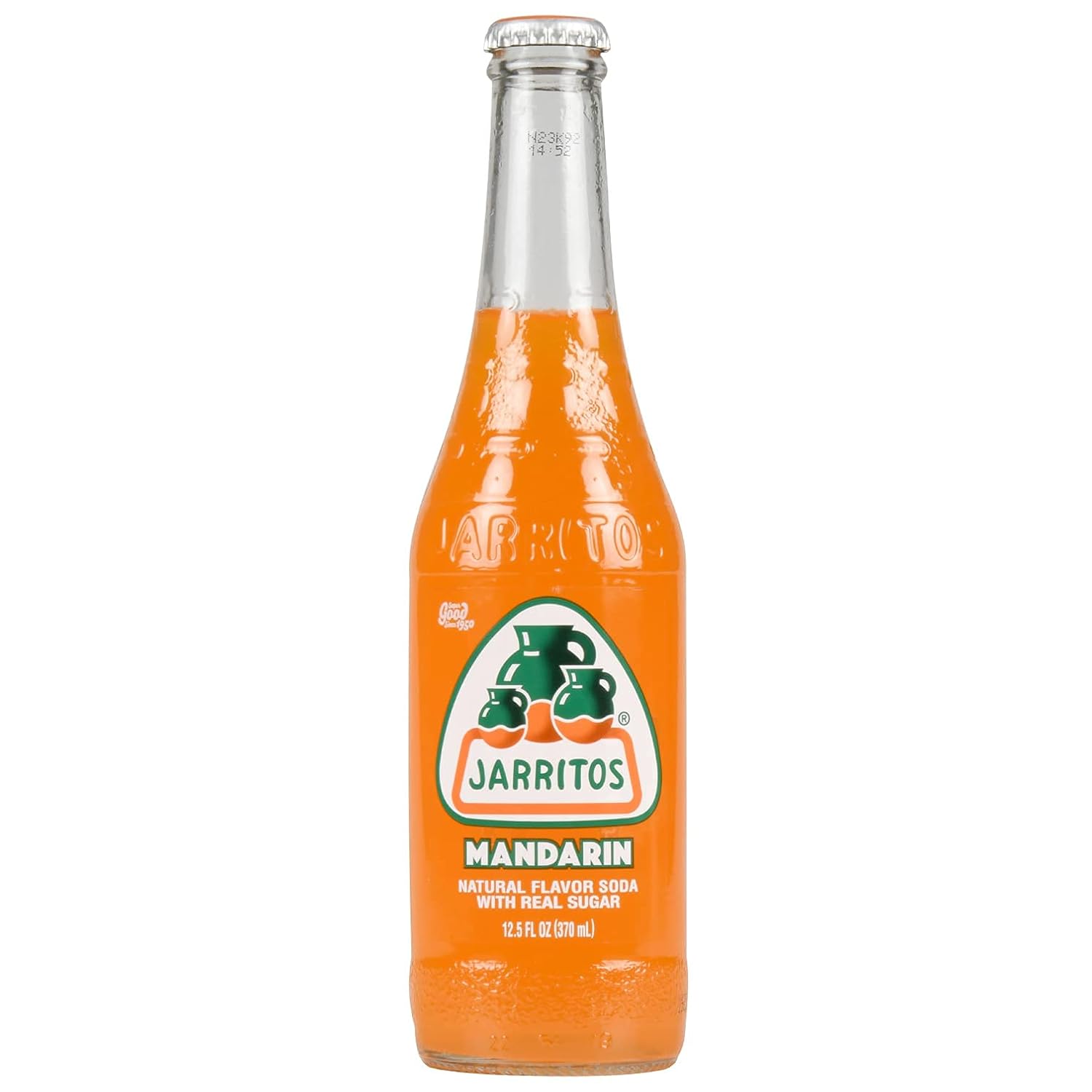 Mandarin Flavored Soda with Real Sugar, 12-Pack Glass Bottles L5103