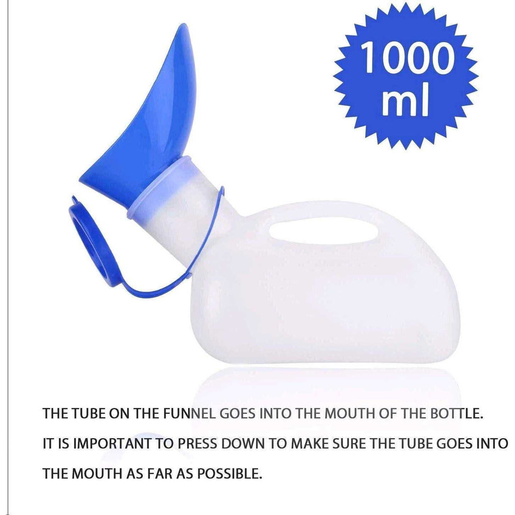 Portable Urinal with Sealed Lid and Funnel for Camping J872