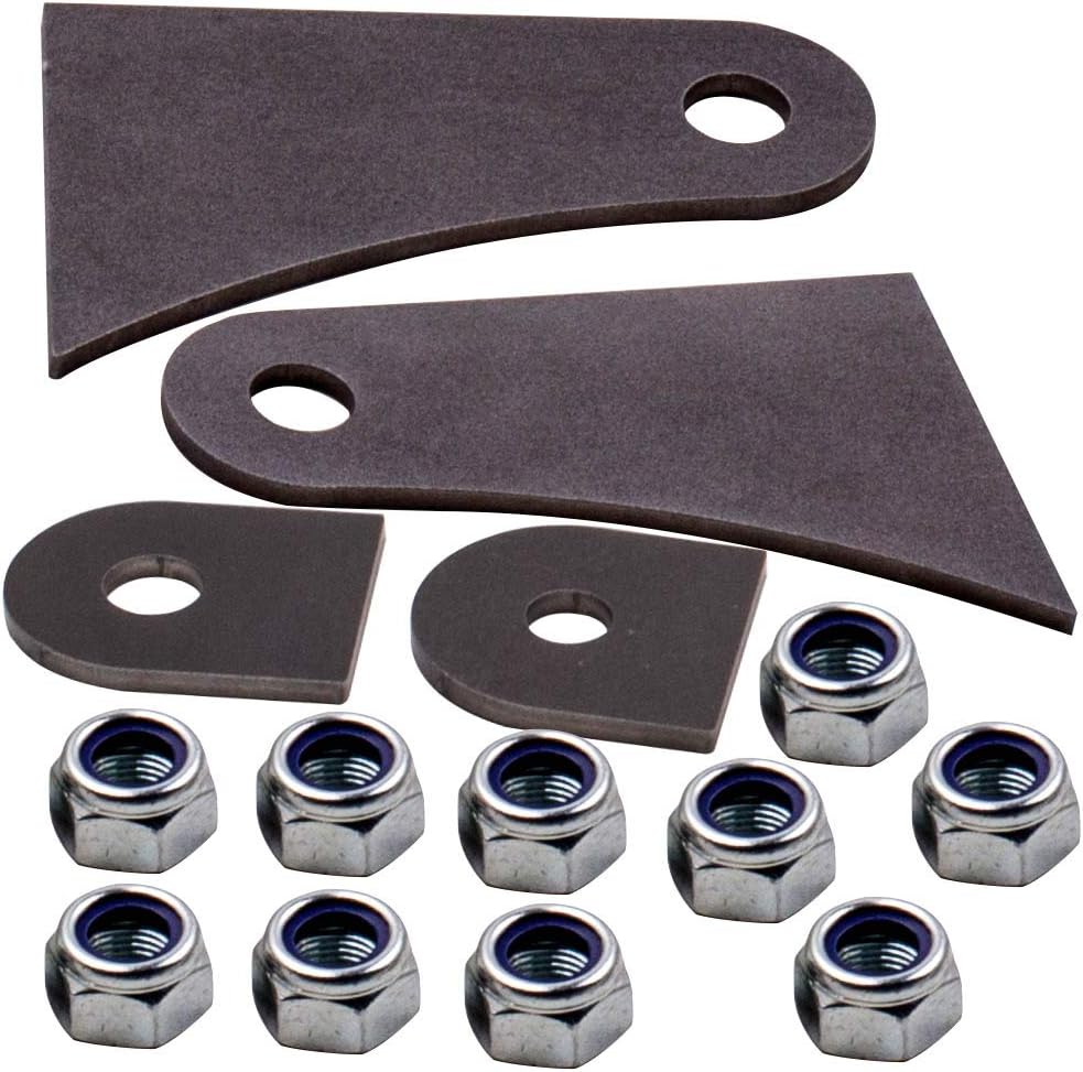 Parallel 4-Link Suspension Kit, Universal 5 Bars Classic Car Rat Rod Mounts with Weld-On Bars D49823
