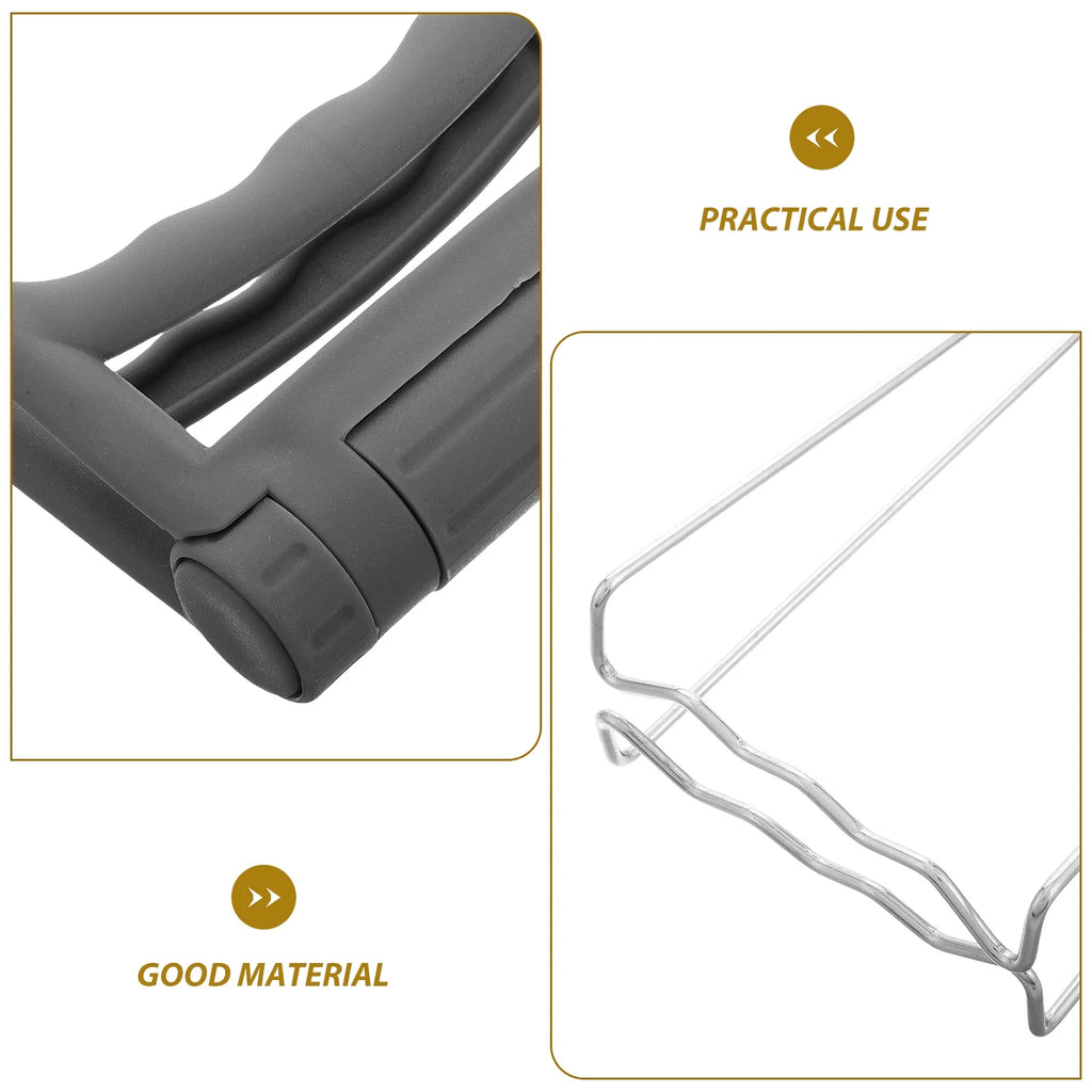 Kitchen Retriever Tongs Stainless Steel Grey T5078