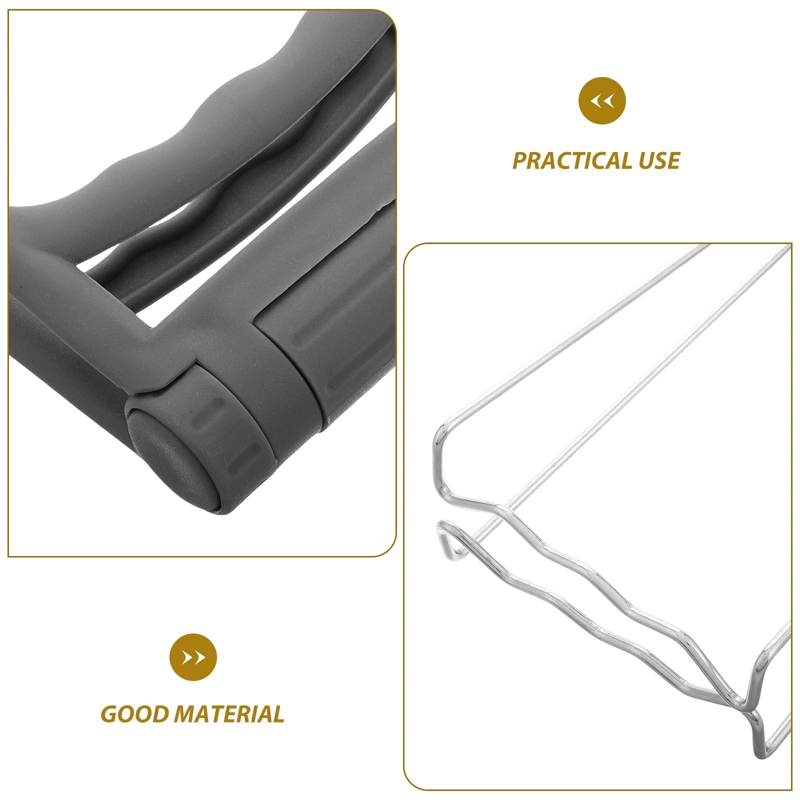 Kitchen Retriever Tongs Stainless Steel Grey T5078