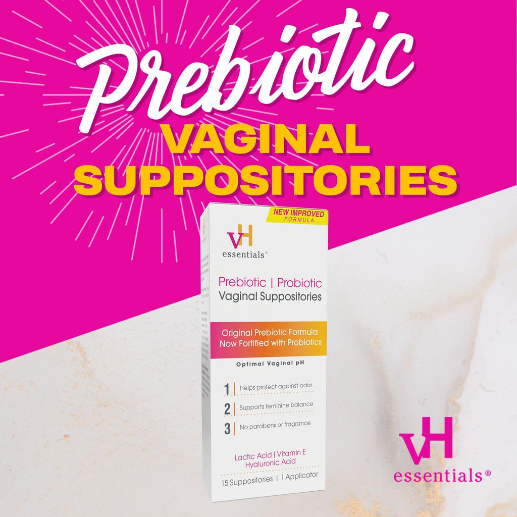Prebiotic pH Balanced Vaginal Suppositories, 15 Count R97264