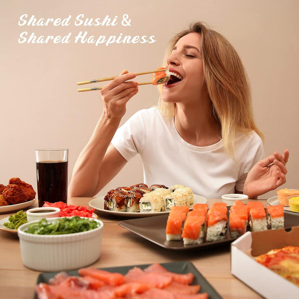Sushi Making Kit with Bamboo Rolling Mats and Chopsticks K6251