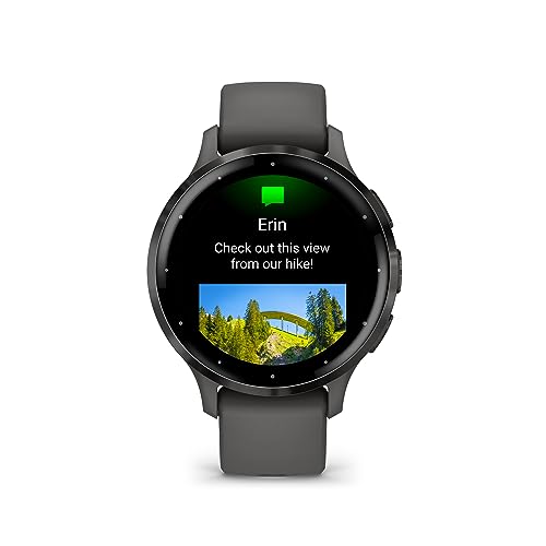 Smart Watch with 1.2-Inch AMOLED Touchscreen and Silicone Band Q453726