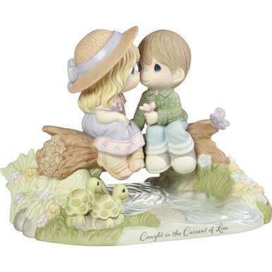 Porcelain Figurine, Caught in The Current of Love Limited Edition K63472