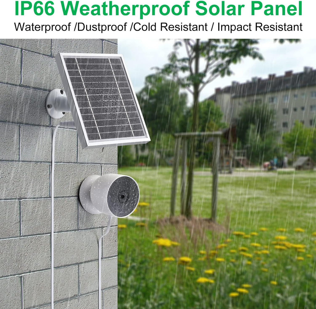 Solar Panel for Nest Camera Battery, Indoor Outdoor Working K66047