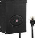 200 Watt Low Voltage Transformer for Landscape Lights - 120V AC to 12V AC Outdoor Lighting Transformer with Dusk to Dawn Sensor & Countdown Timer