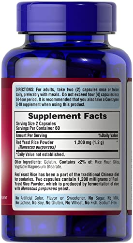 Red Yeast Rice 600 mg, 120 Count P35354
