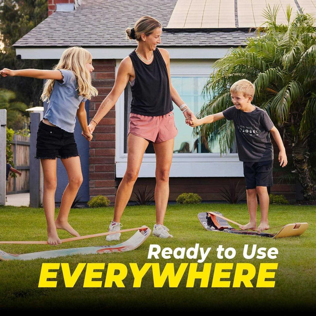 Balance Board for Adults & Kids Slackline Workout Equipment F295894