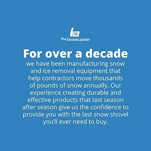 Heavy Duty Bi-Directional Wheeled Snow Pusher, 36-Inch E456
